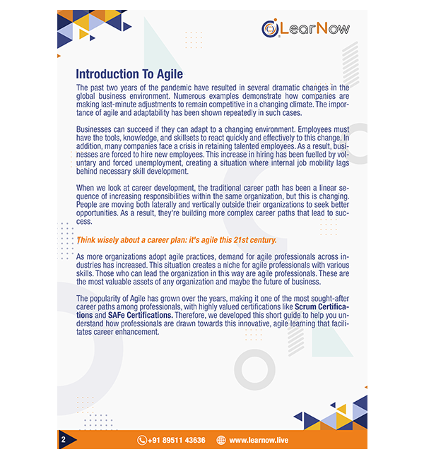 How Learning Agile can Advance your Career