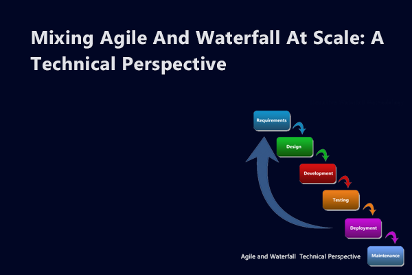 hvile konstant På daglig basis Mixing Agile & Waterfall at Scale: A Technical Perspective